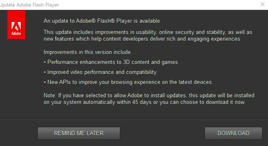 Flash Player Update Download New Version POP-UP Scam (Mac