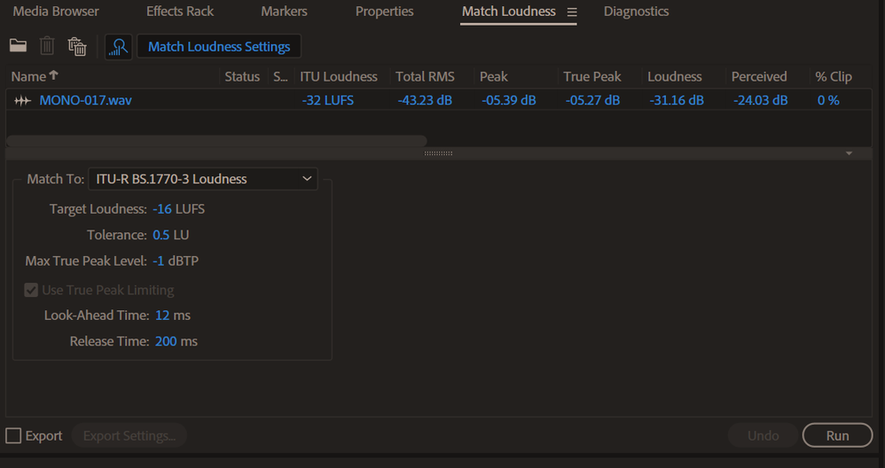 settings when I run match loudness.PNG