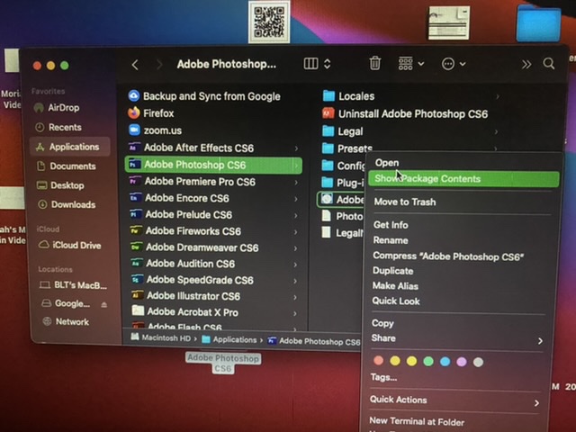Solved: Photoshop CS6 not opening in Big Sur update for Ma