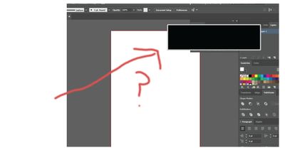 Unidentified black box in Illustrator