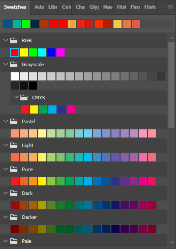 fix the screwed up color swatches in