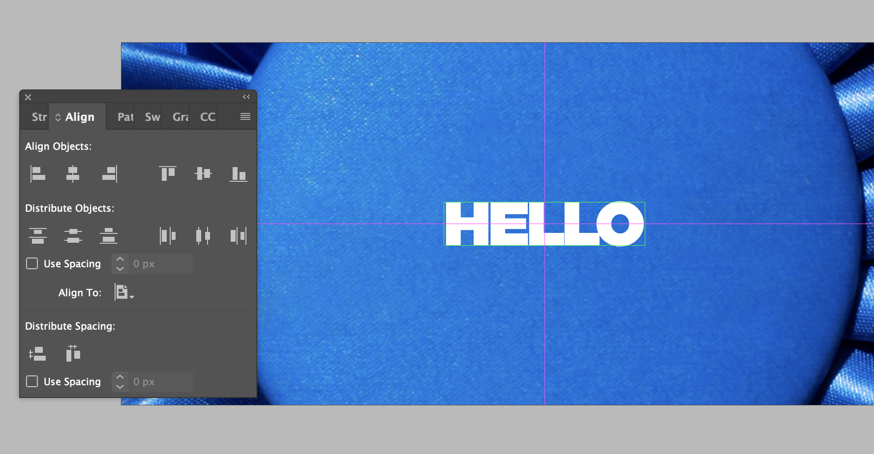 Solved: Problem with centering things - Adobe Community - 11776838