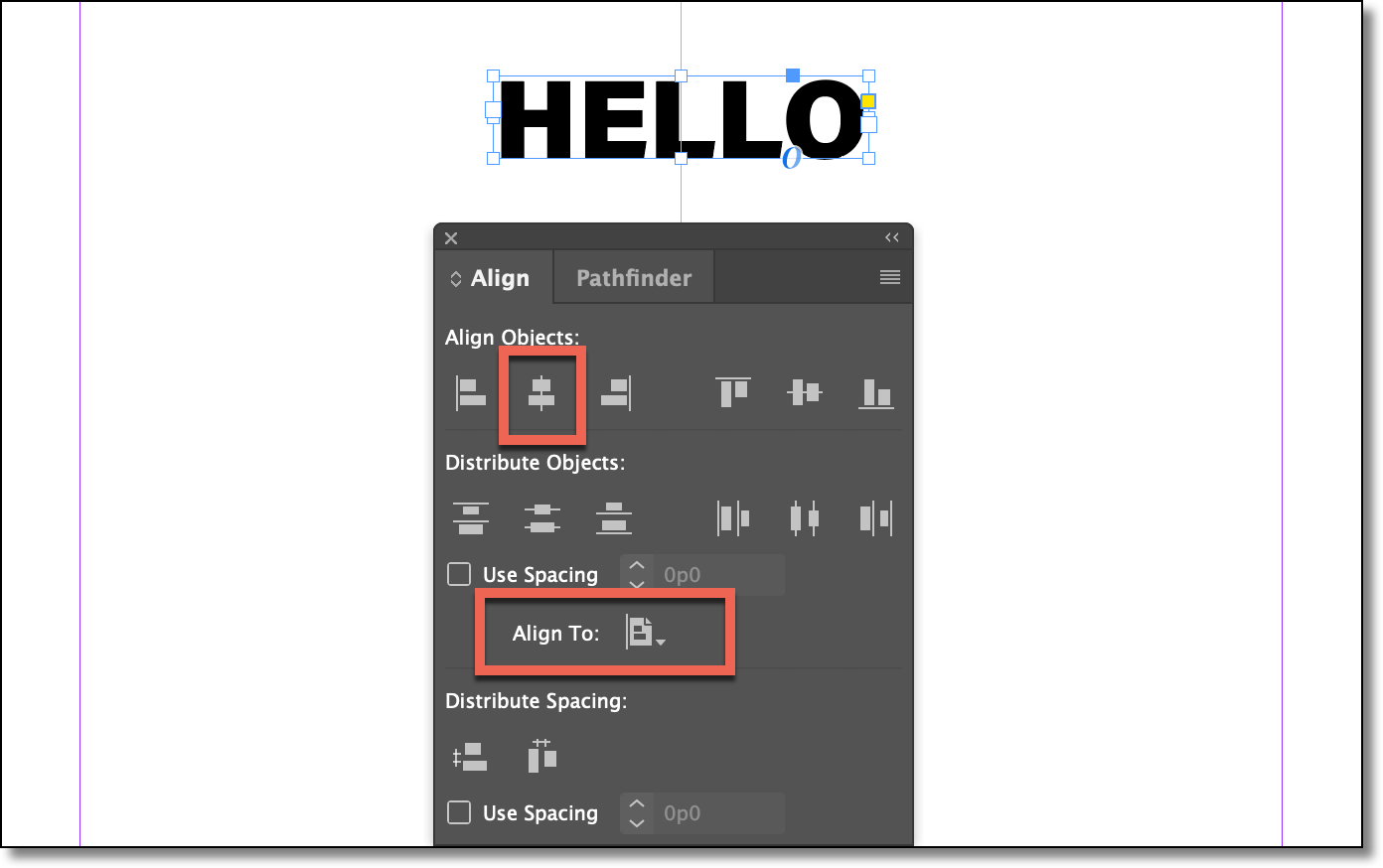 Solved: Problem with centering things - Adobe Community - 11776838