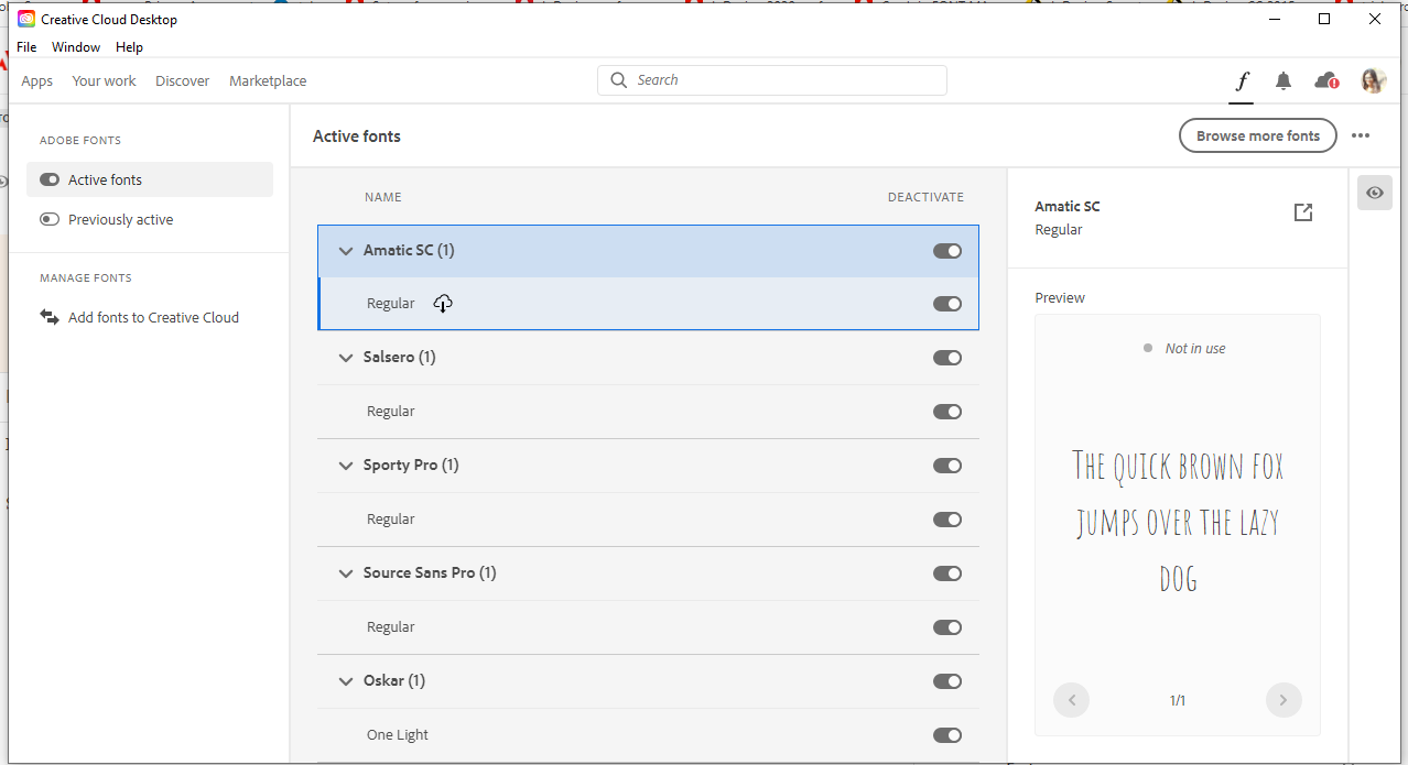 Solved: Activated Fonts Not Showing Up - Adobe Community - 11790707