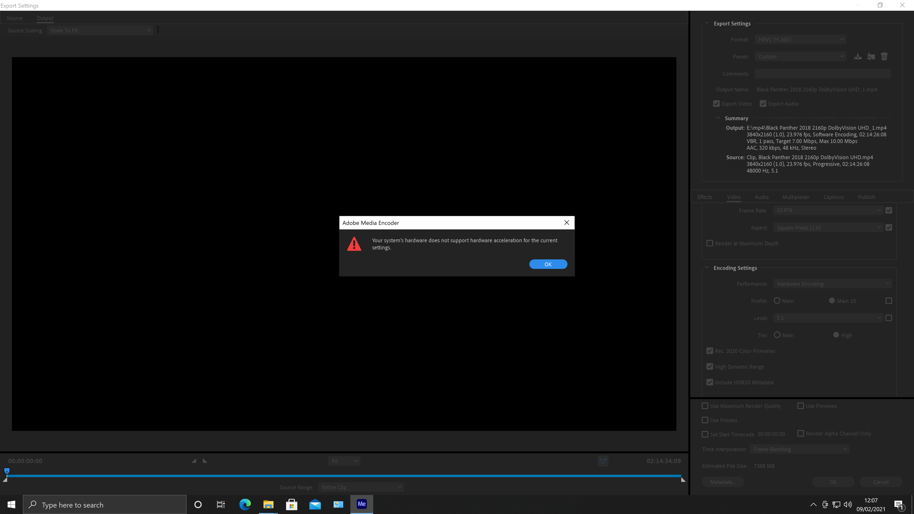 NVidia gpu hardware encoding to keep 10 bit rec202... Adobe Community 11818655
