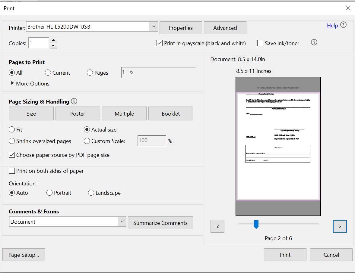 Could not print on correct size paper after latest... - Adobe Community ...