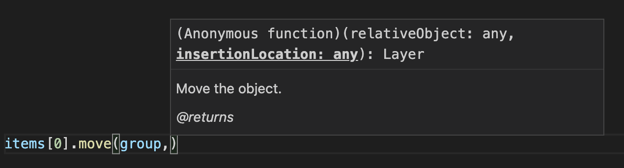JSDoc for Illustrator / VSCode - Adobe Support Community - 11814078