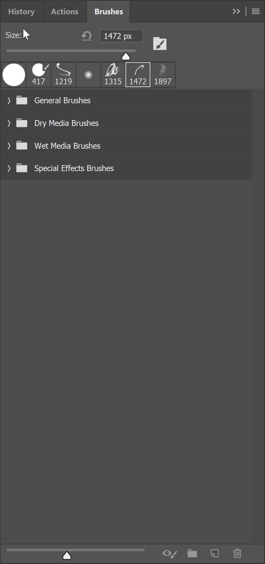 Custom brushes disappeared from brush manager Adobe Community 10610297
