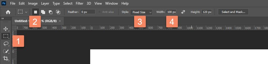 steps to set fixed dimensions for rectangular marquee.jpg