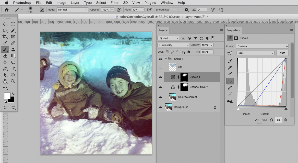 Solved: Correcting The Color Of An Image - Adobe Community - 11918512