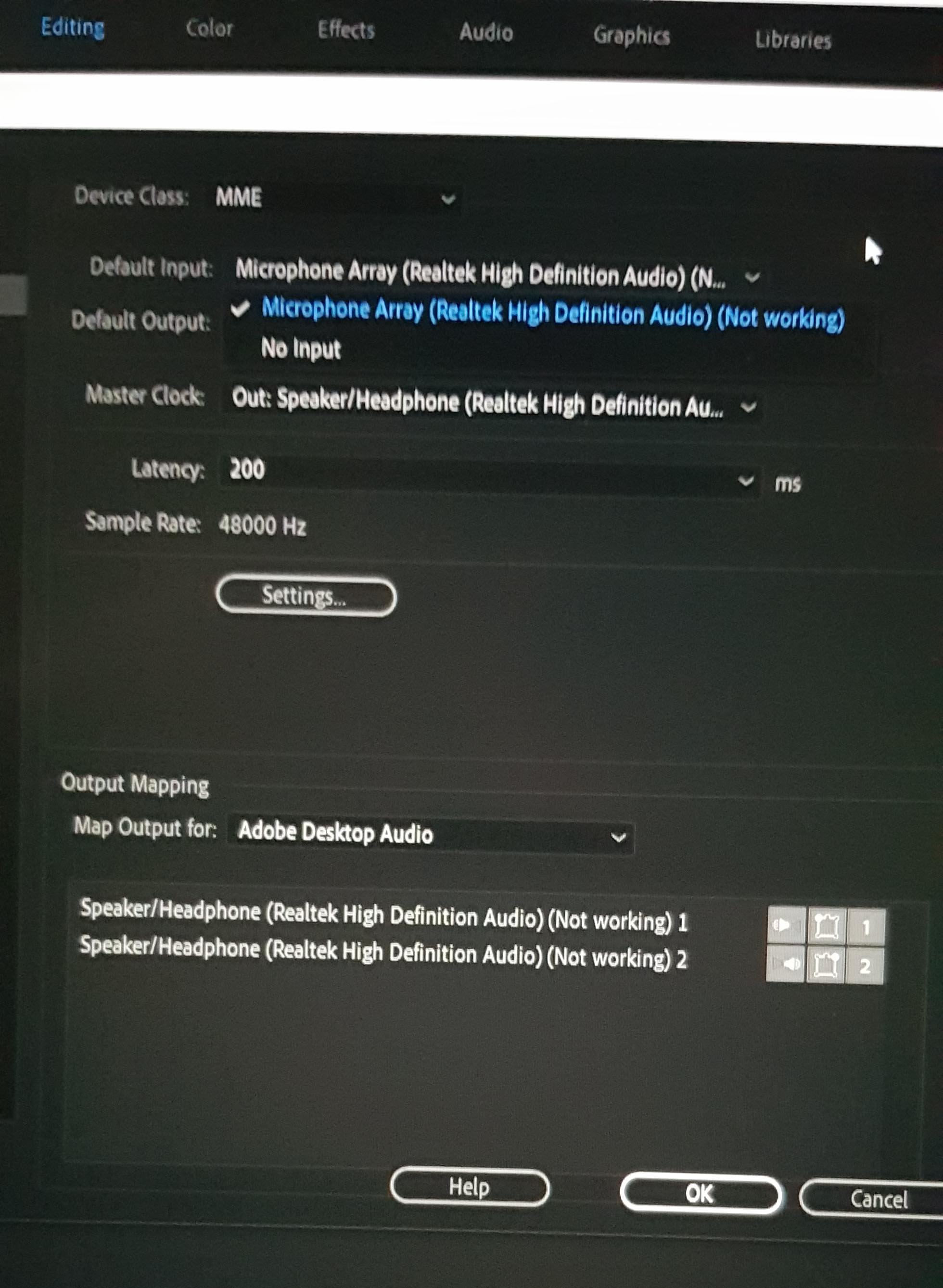 adobe premiere pro audio not in sync