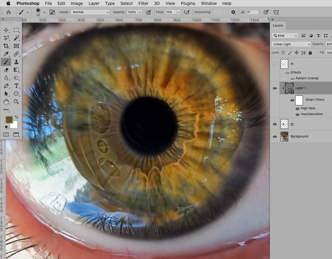 Removing reflection from eye Adobe Support Community 11943438