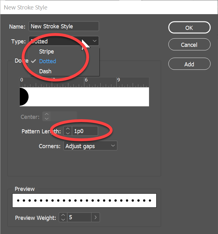 How do you adjust stroke gaps in the new indesign? Adobe Community