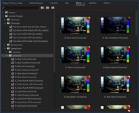 Lumetri Presets interface