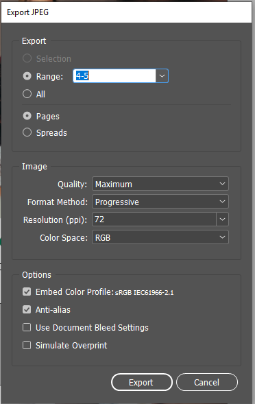 Solved Export Indesign To Jpg Generates Yellow Horizontal Adobe Support Community 11984175