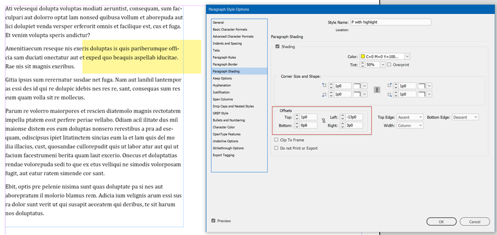 Paragraph shading can create any sized "faux" box.