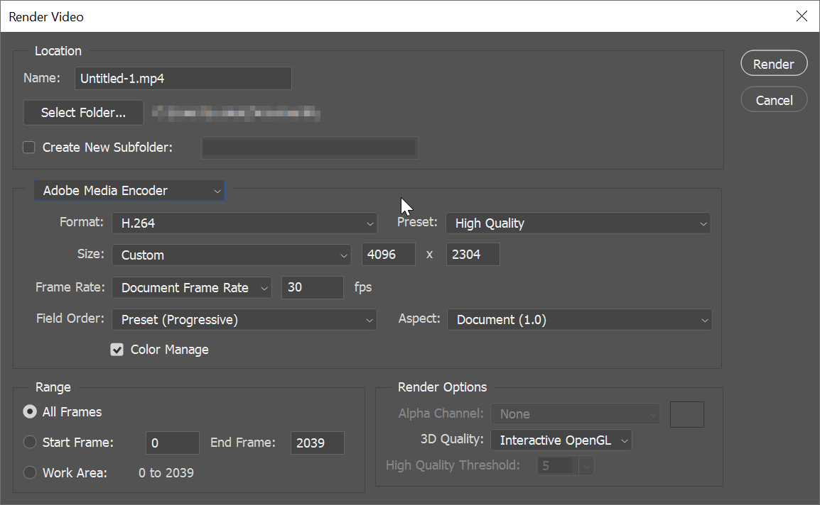 Solved Adobe Media Encoder is greyed out in CC Page 2