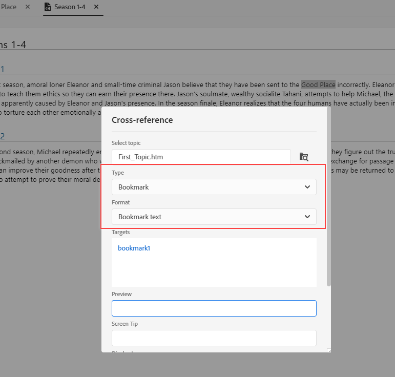 Solved Linking Bookmarks in RoboHelp 2020 Adobe Community 12055097