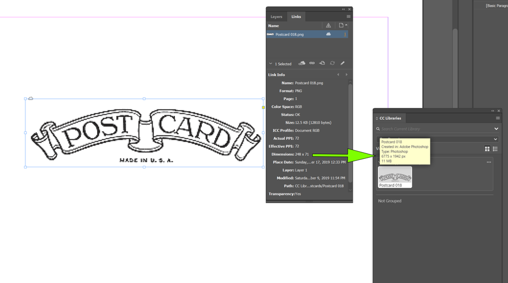 Image Dimentions Lowered When Cc Library Assets Fr Adobe Support Community