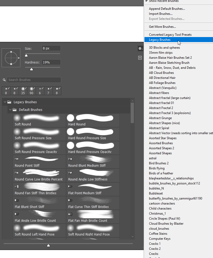 photoshop default brushes download