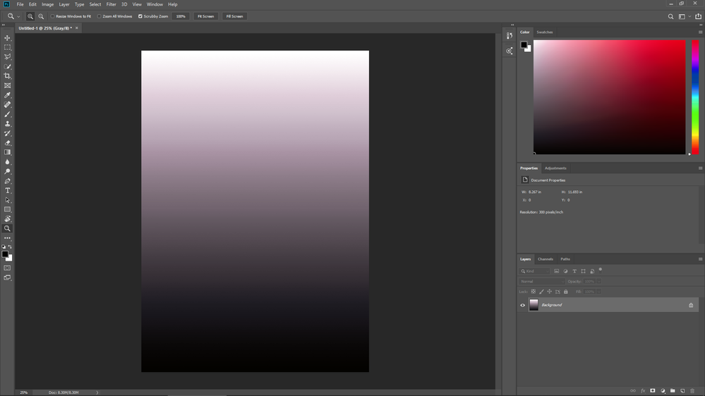 gray colors look reddish in every col