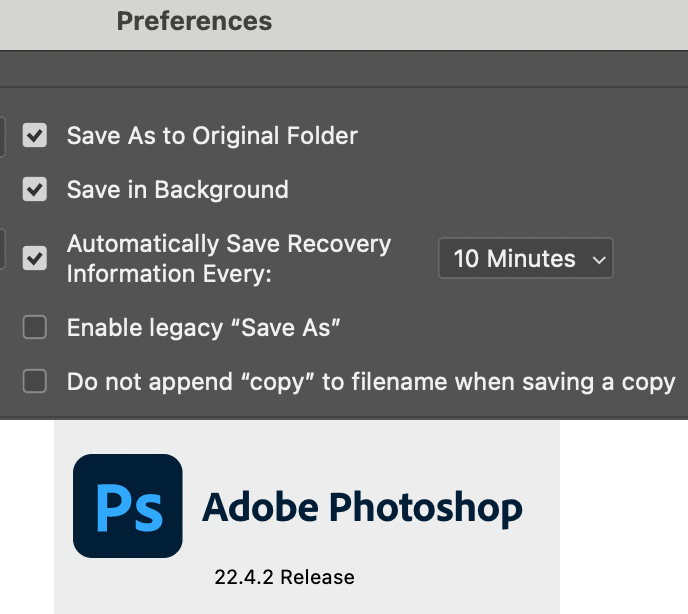 Unable To Bypass The New "Save A Copy" Setting - Adobe Community - 12097575