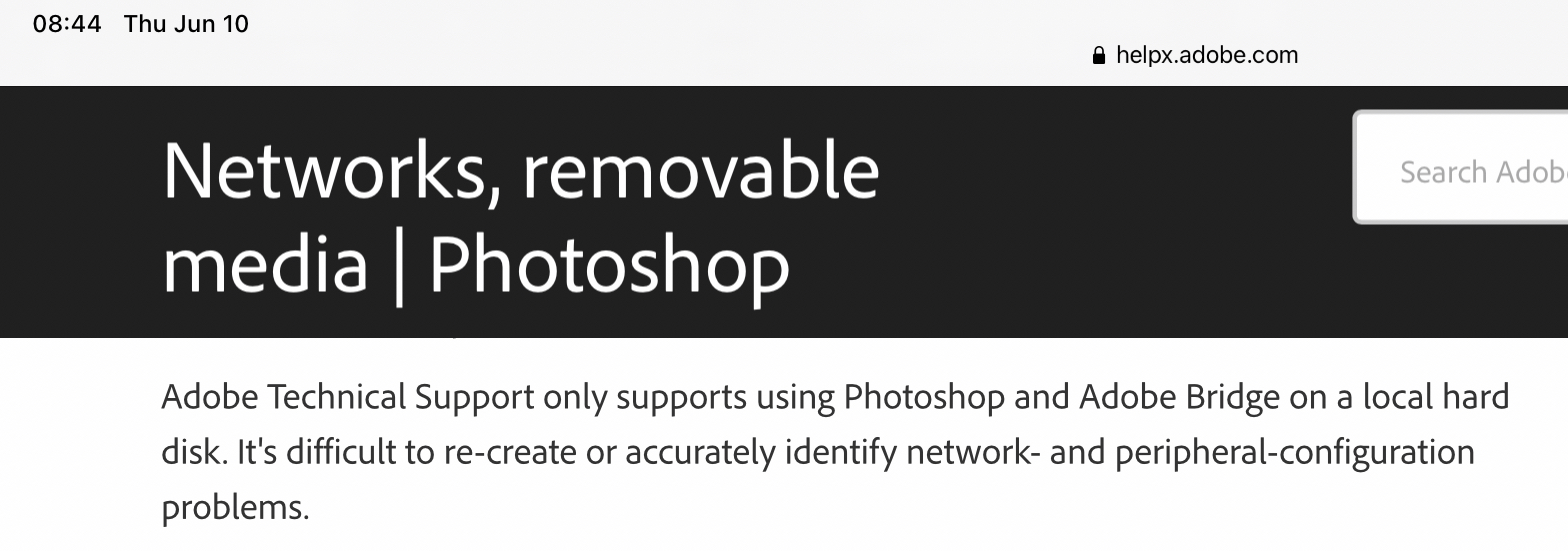 Solved: Photoshop cannot save to local file server - Adobe Community ...
