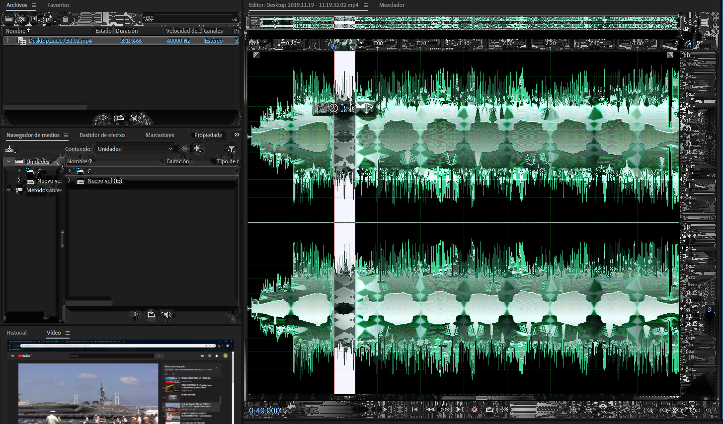 Audition has detected a problem with the current audio hardware settings решение