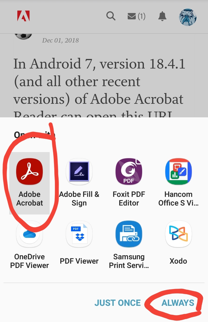 Unable to download PDFs on Android devices - Page 2 - Adobe Community -  8657453