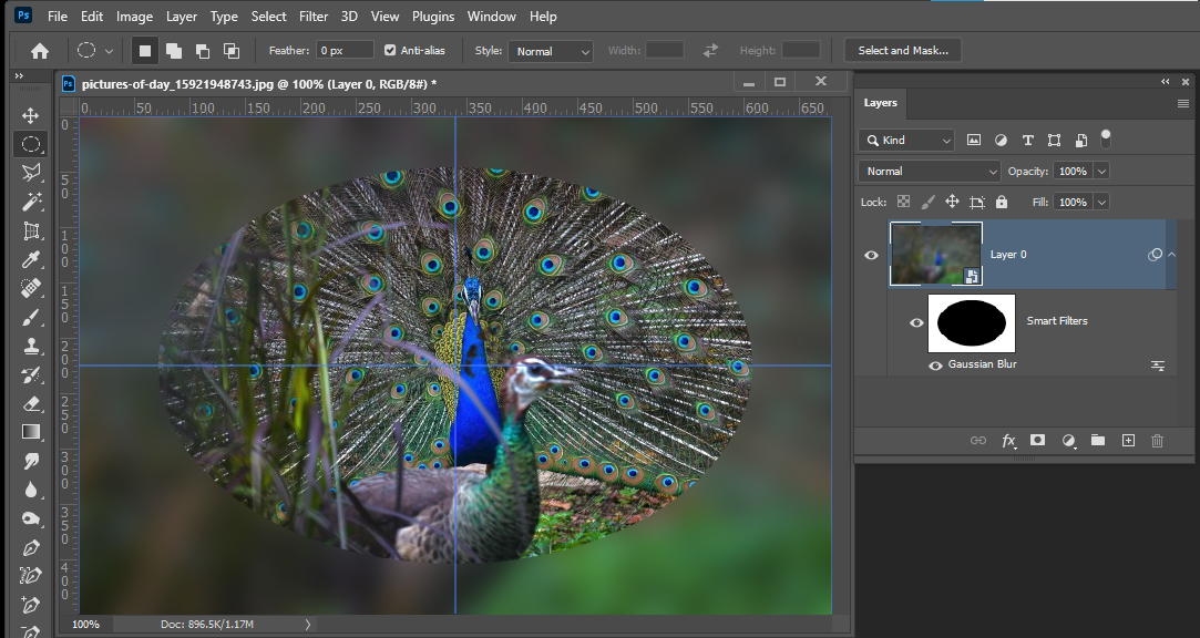 Solved How to apply gaussian blur on the entire image exc... Adobe