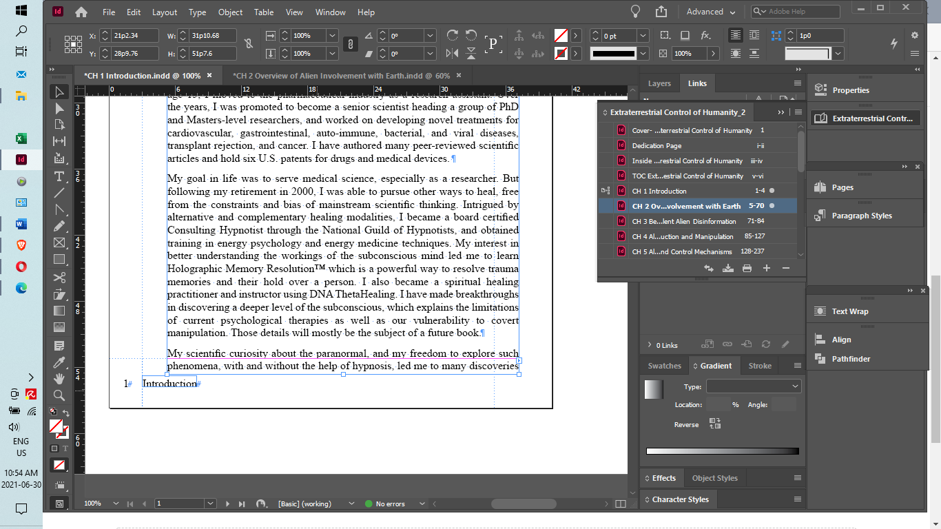 White space at bottom of first page - InDesign - Adobe Community - 12148545