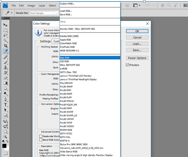 how to add new color space to camera raw adobe support community 10752686