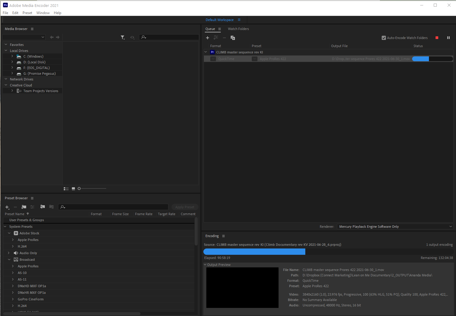 Premiere won't export my media (either directly or... - Adobe Community ...