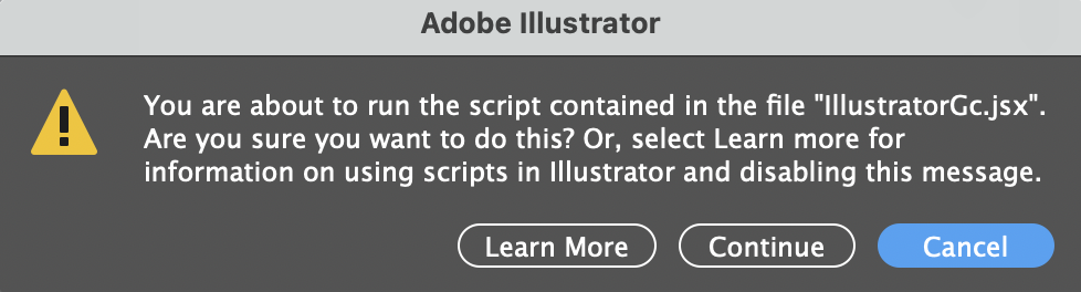 Script message - Adobe Community - 12157339