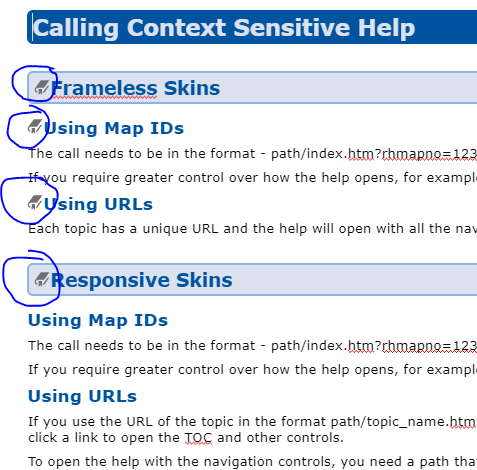 RH Topic with bookmarks