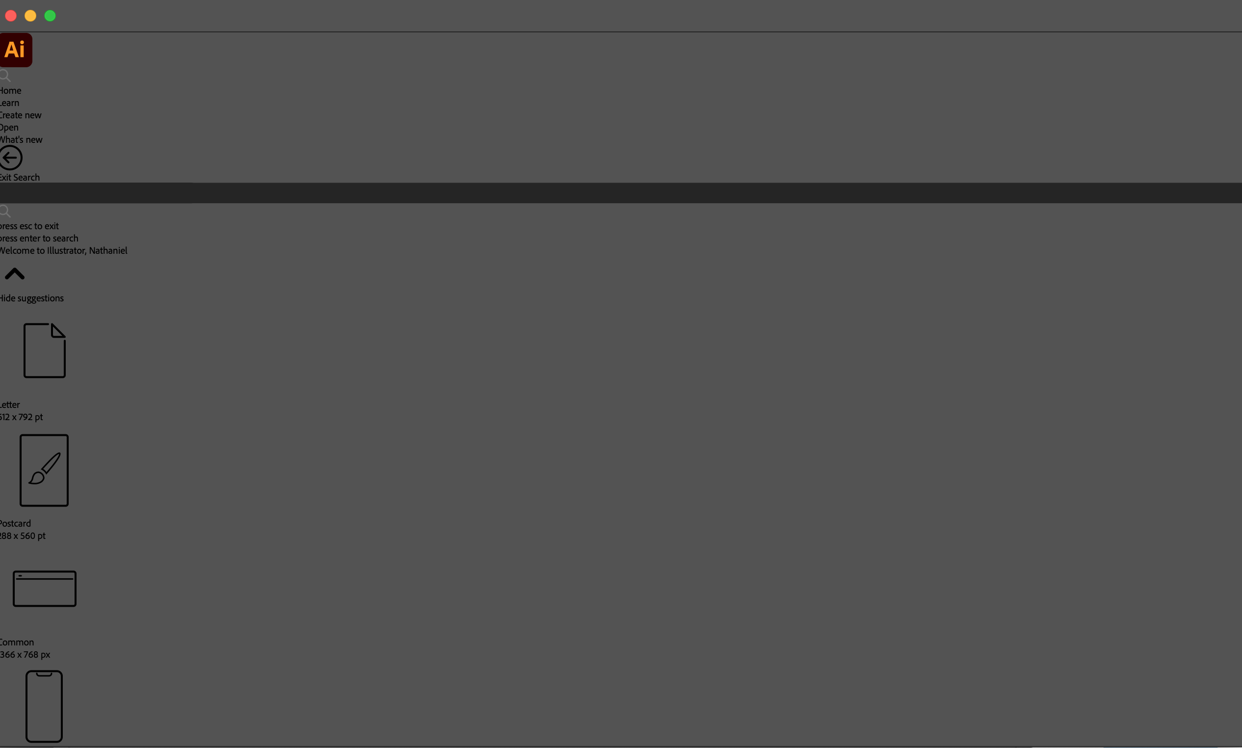 Illustrator Grey Opening Window With Only Text Adobe Community 12164279