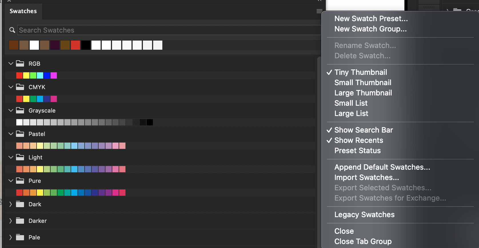 Swatches folder Adobe Community 12174755