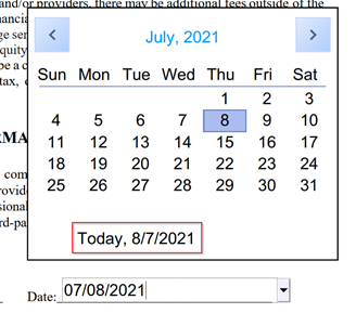 PDF Form with a Date Selector Set as mm/dd/yyyy, b... - Adobe Community ...
