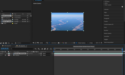 here is the end shot in AE that miss the rest part of the sequence