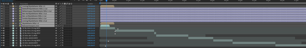 Alle the keyframe values has gone. Why?