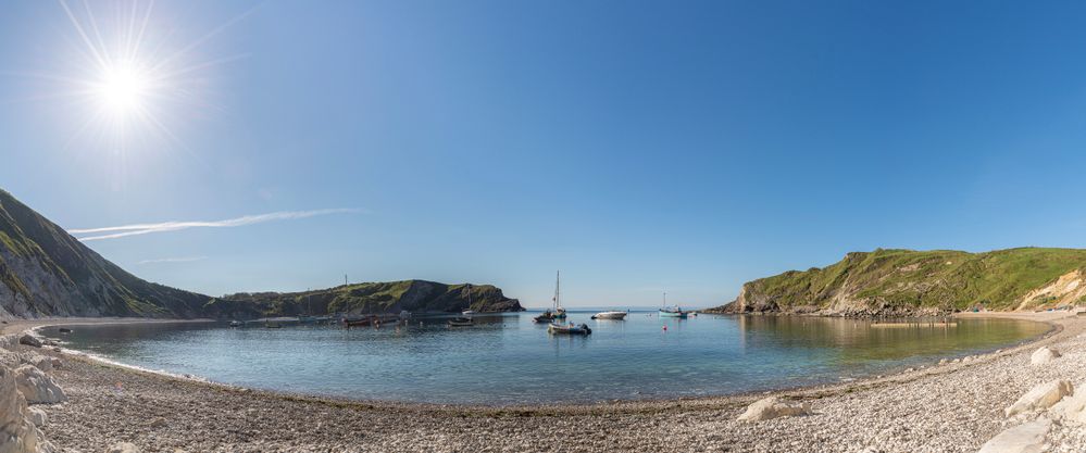 Lulworth cove by shore 1 adobeforum.jpg