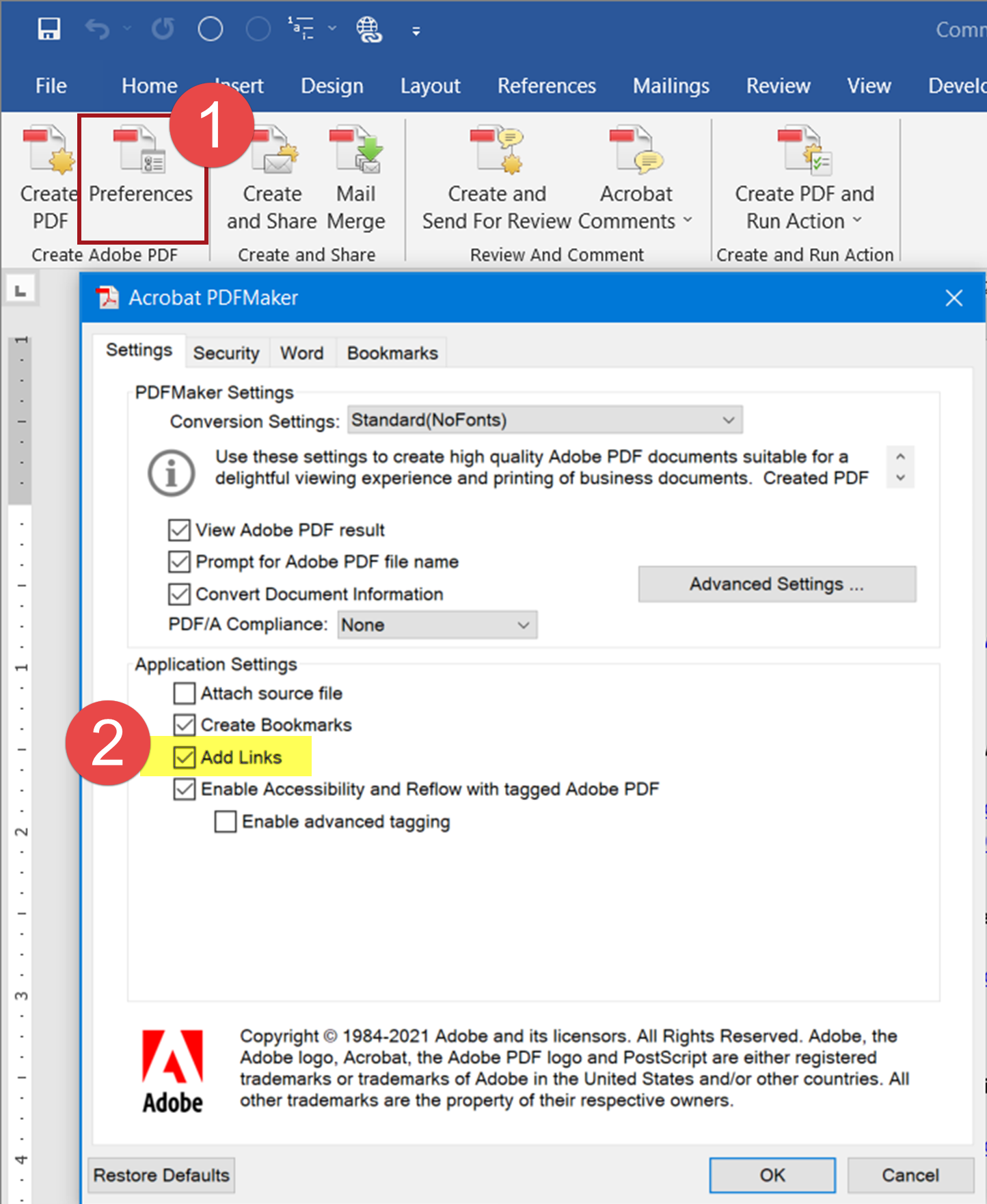 Hyperlinks Not Working In Pdf From Word