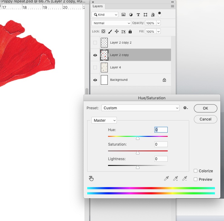 Hue/Saturation slider not working in Photoshop - Adobe Product ...