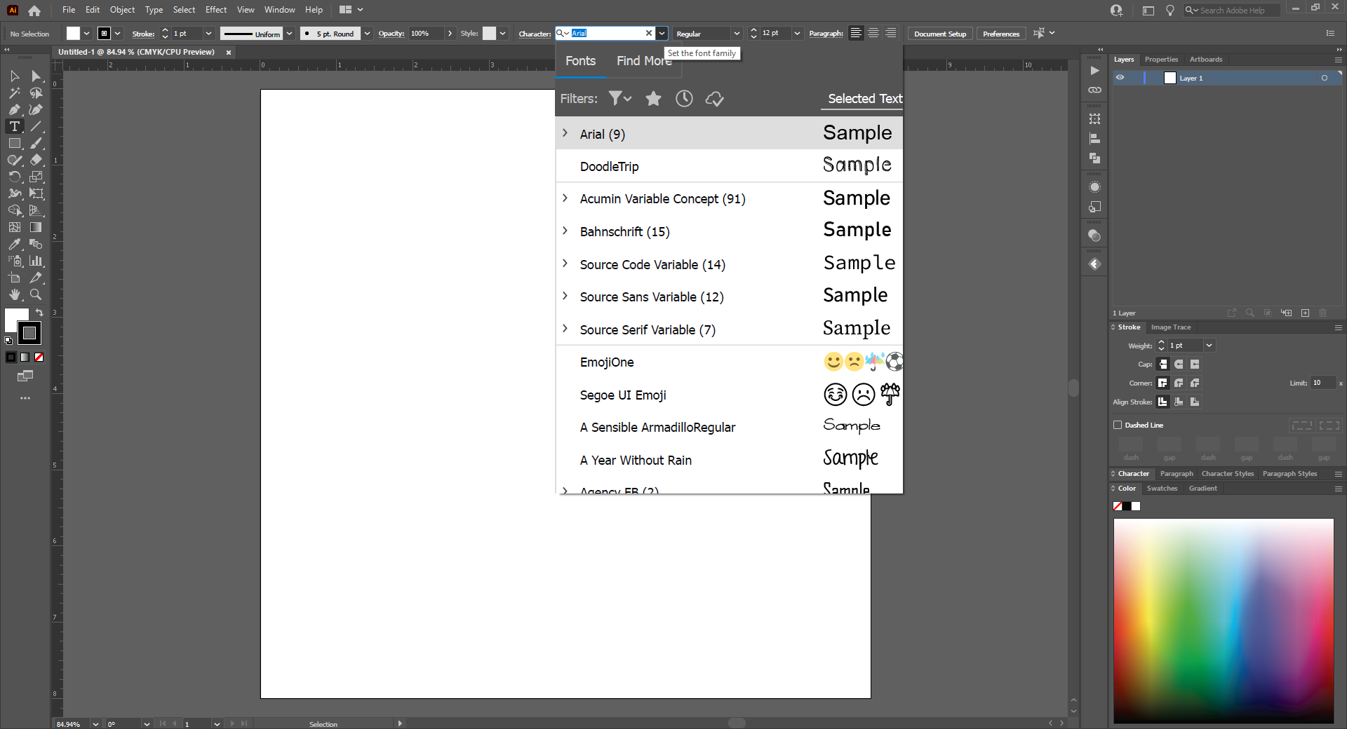 Solved: Character Panel Error - Fonts Too Large, Can't Act... - Adobe ...