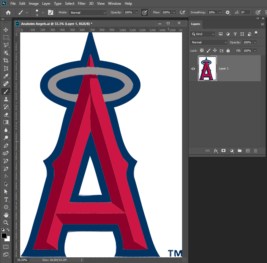 Angels Baseball Vector Images (over 300)