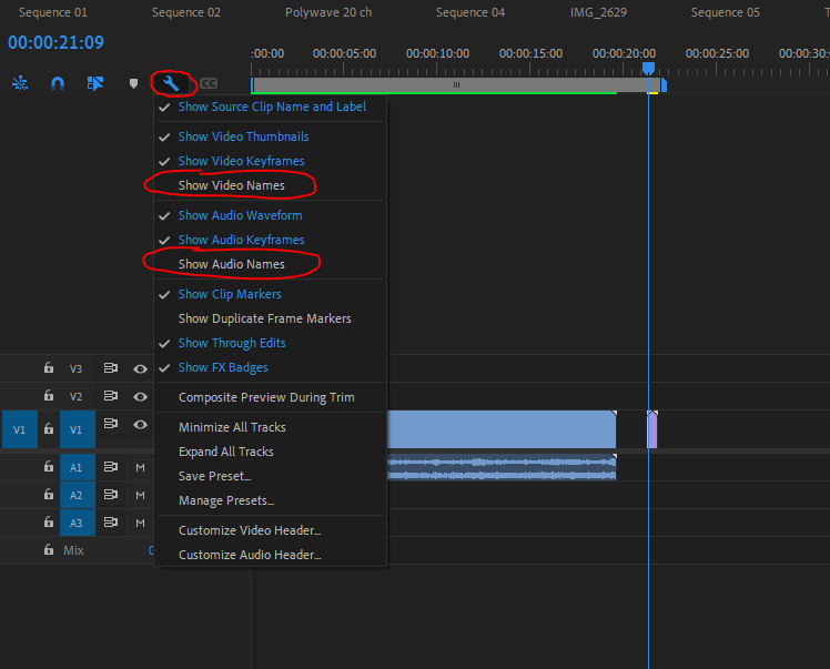 Solved: File Name Missing In Premier Pro Timeline - Adobe Community ...