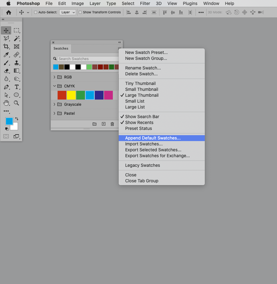 How To Delete Color Swatches In Photoshop