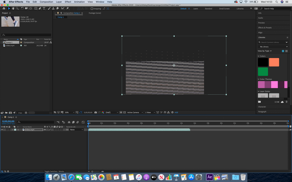 Preview glitch [16"MacBook Pro] [After Effects] Adobe Community