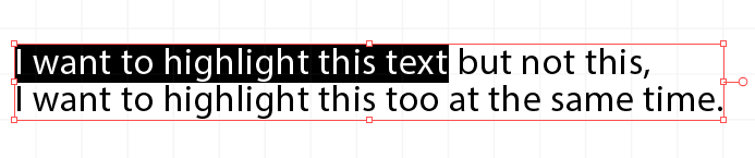 Solved: Highlighting multiple sections of text - Adobe Community - 12501192