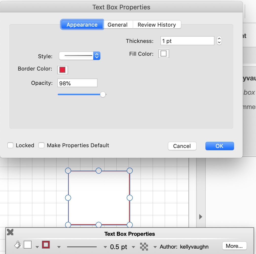 add text box with border in adobe